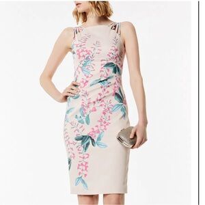 Karen Millen Floral Pencil Dress Size 4